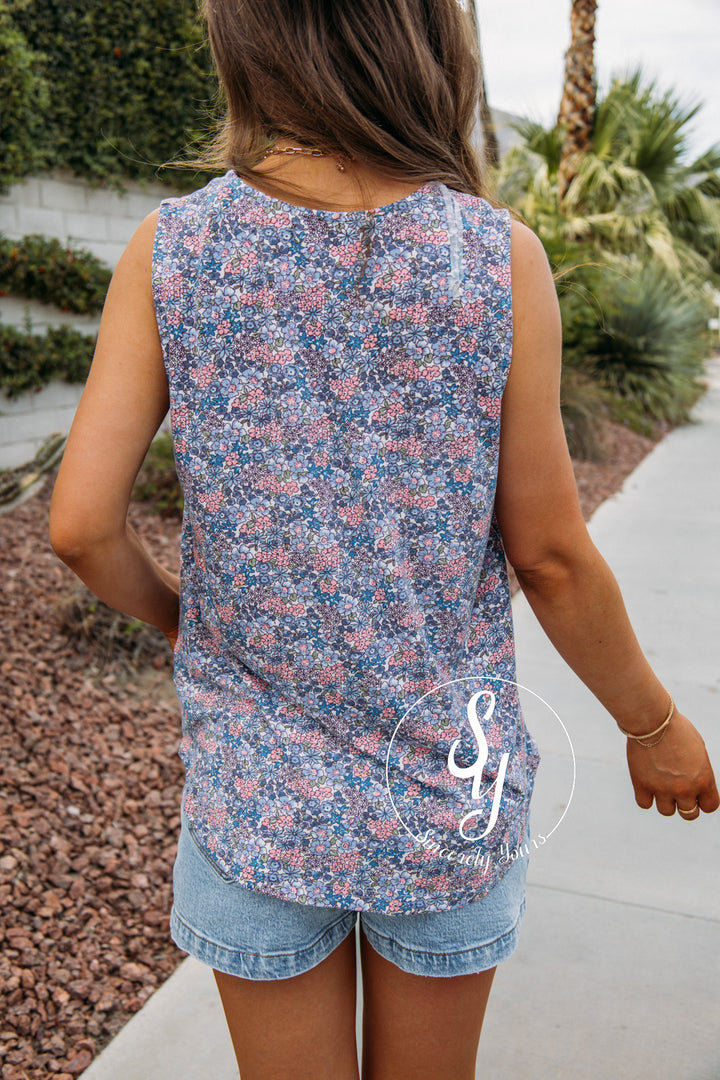 Happy Feeling Tank - Blue