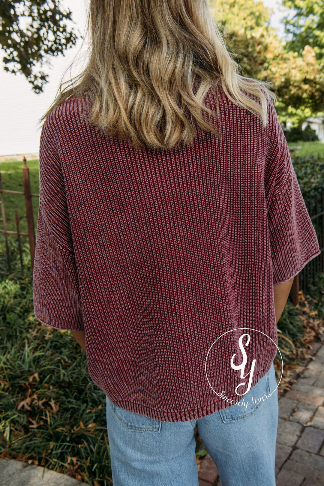 Remi Sweater - Burgundy