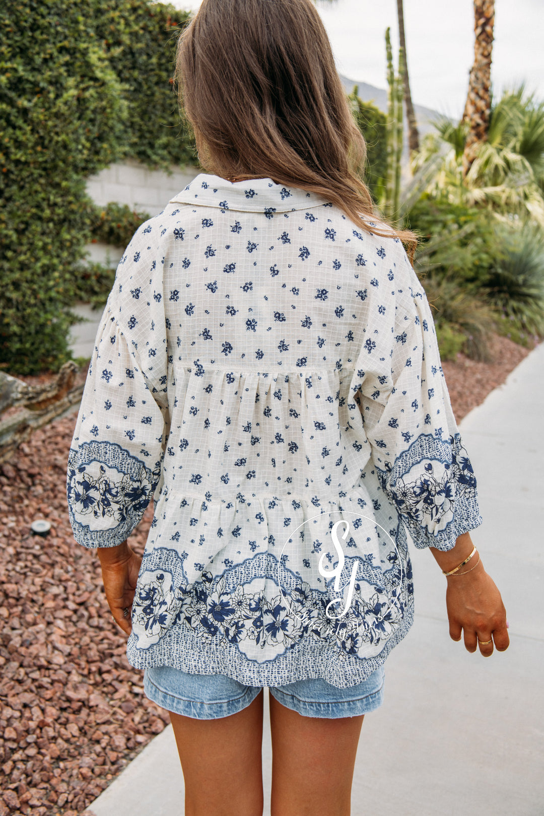 Endless Flowers Top - White