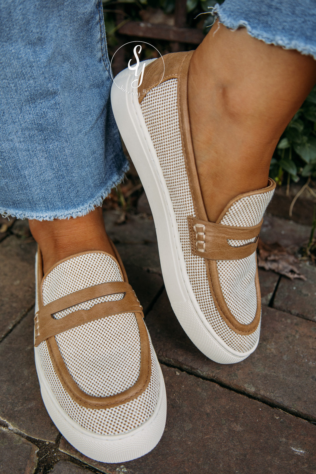 Step In Time Loafer - Caramel Combo