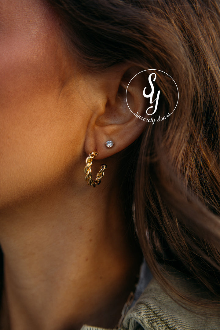Zayd Earrings - Gold