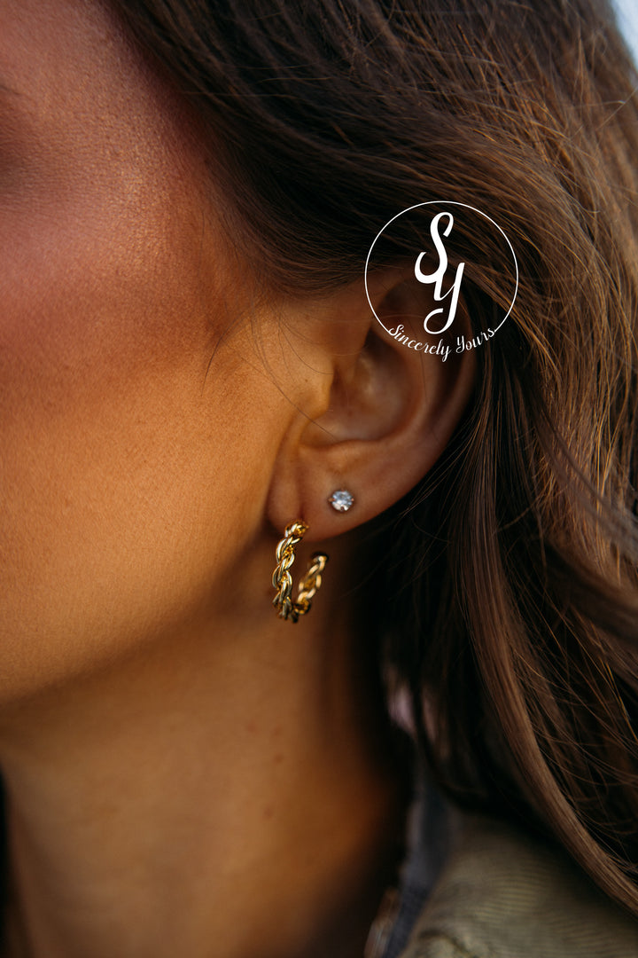 Zayd Earrings - Gold