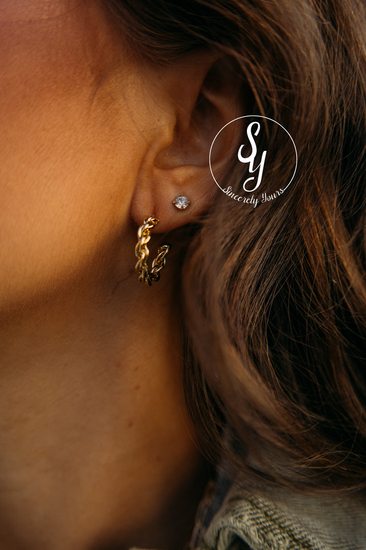 Zayd Earrings - Gold