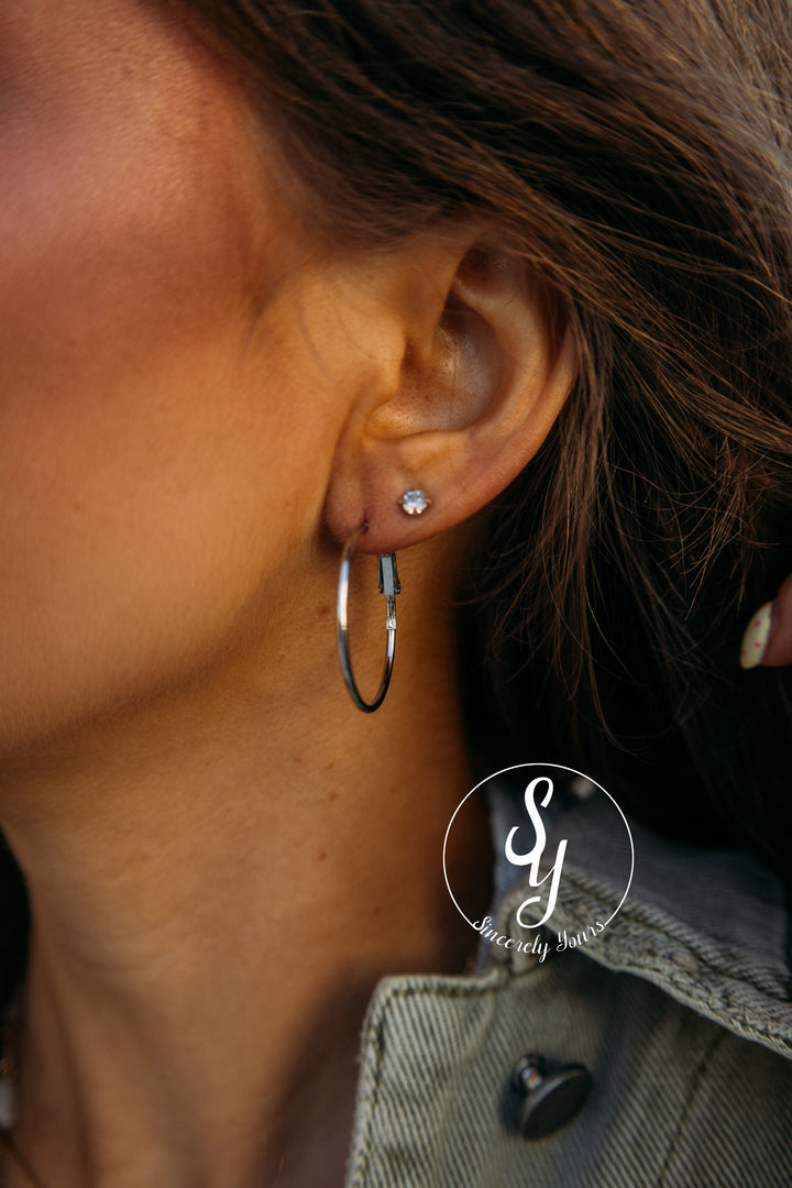 Mac Earring  - Silver