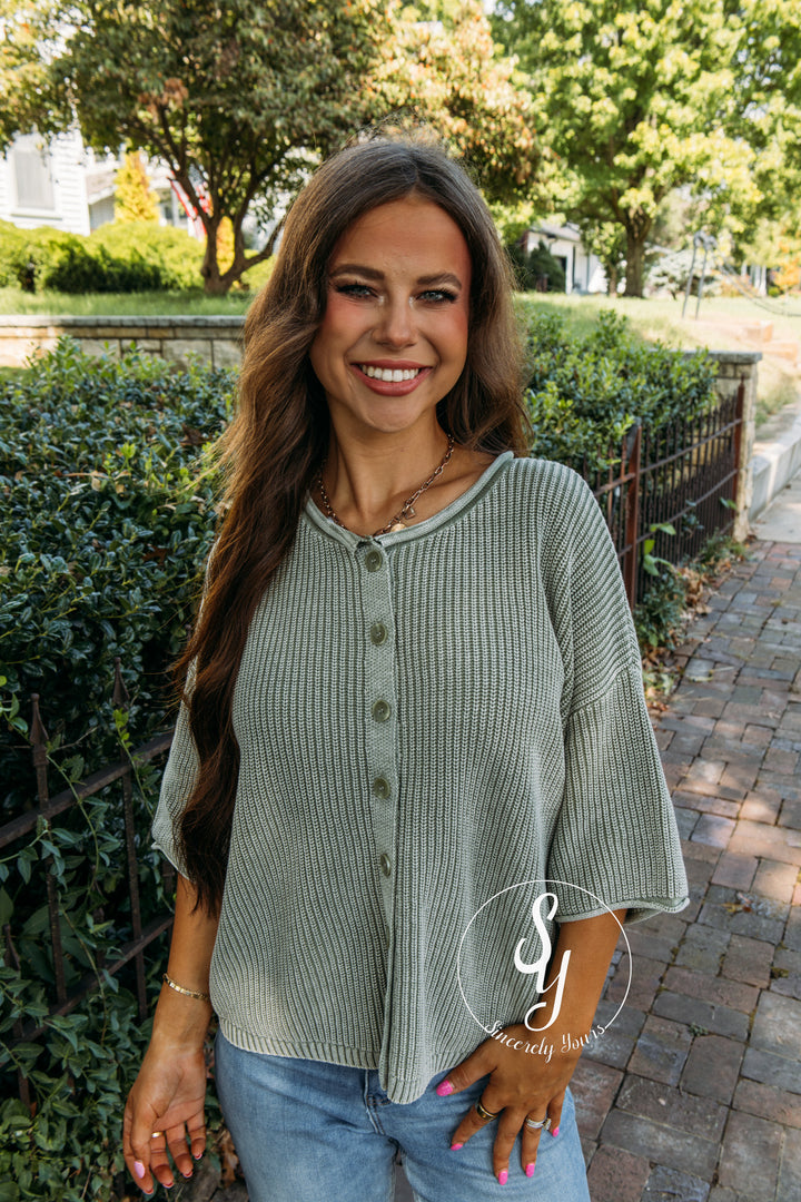 Remi Sweater - Light Olive