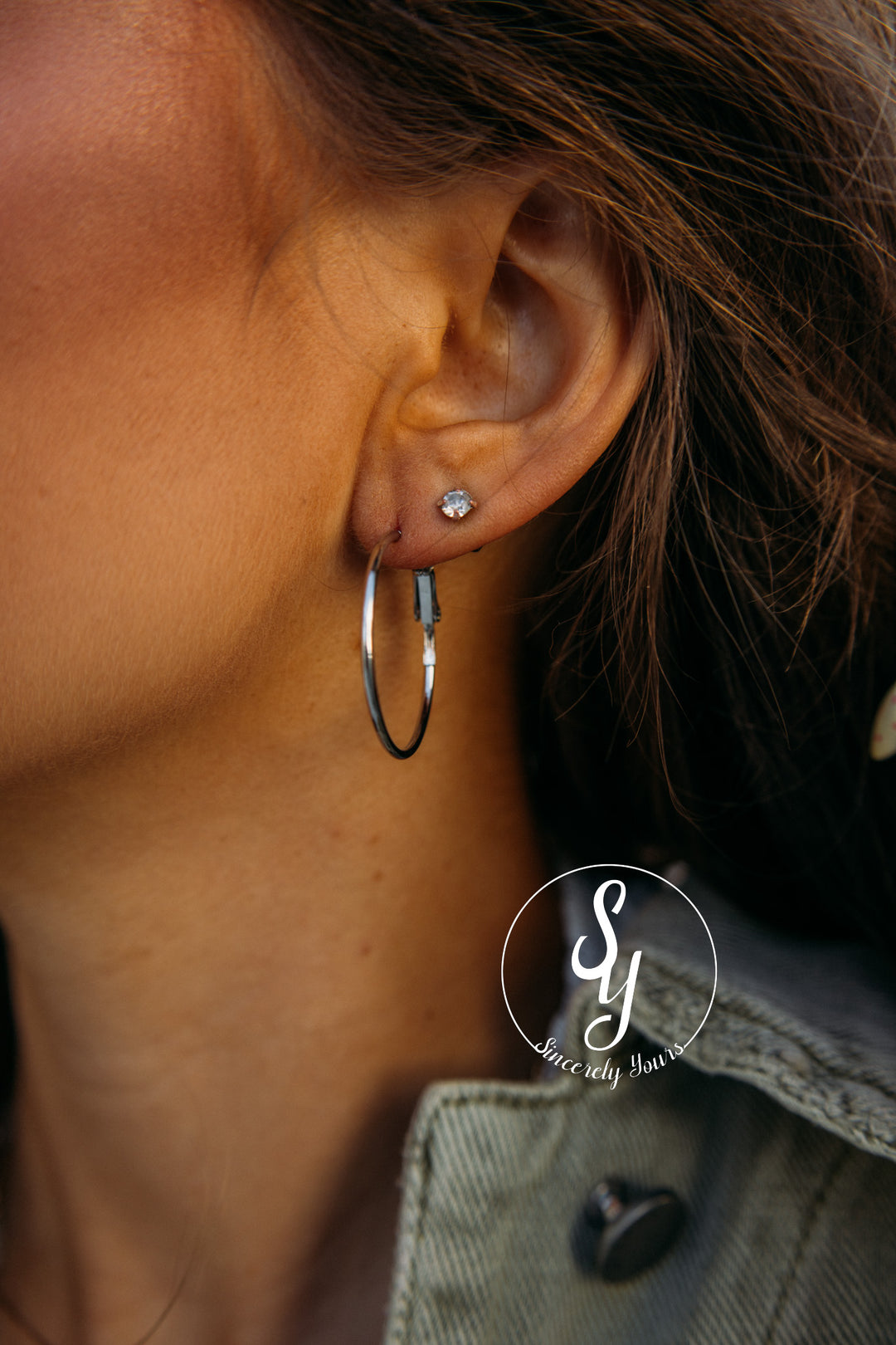 Mac Earring  - Silver