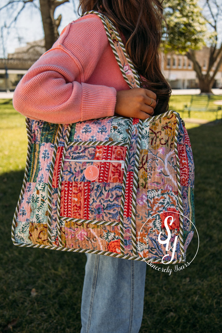 SY Label: Luna Quilted Tote