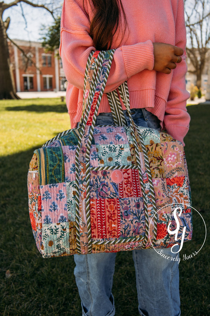 SY Label: Luna Quilted Duffle Bag