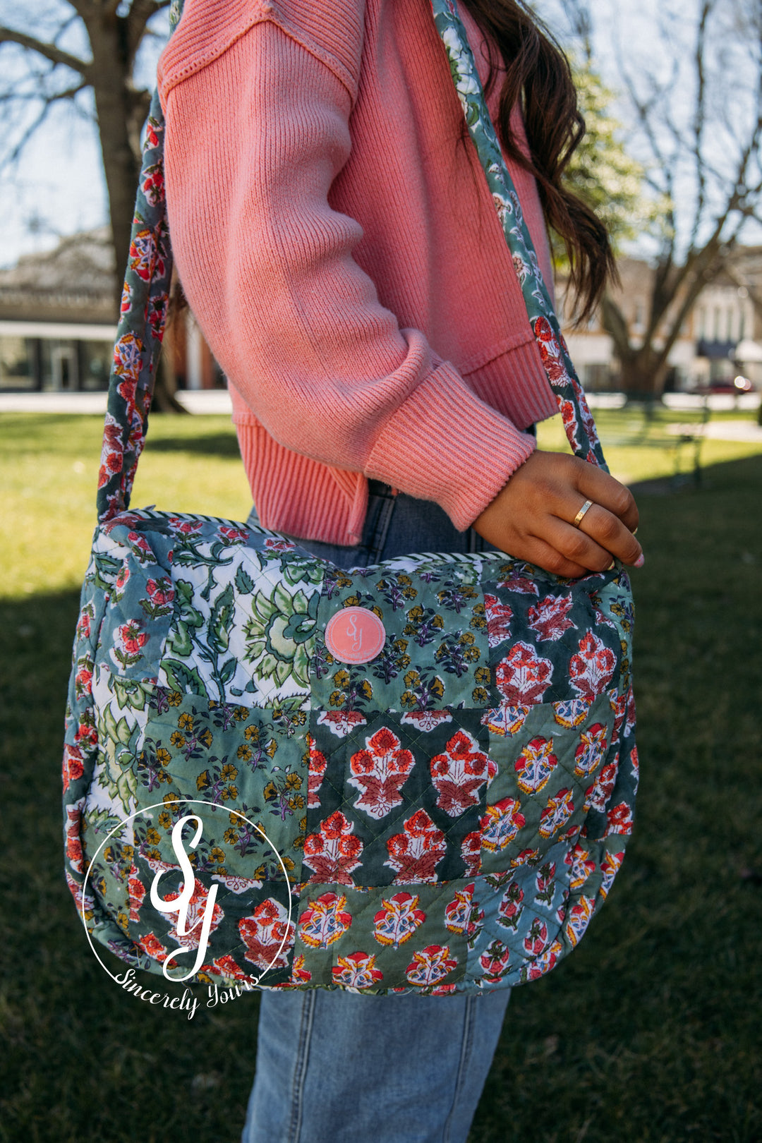 SY Label: Scottie Quilted Purse