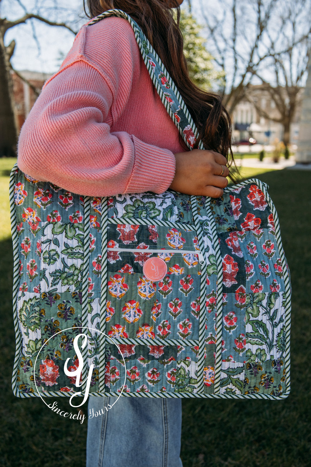 SY Label: Scottie Quilted Tote