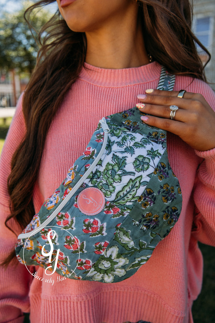 SY Label: Scottie Quilted Fanny Pack