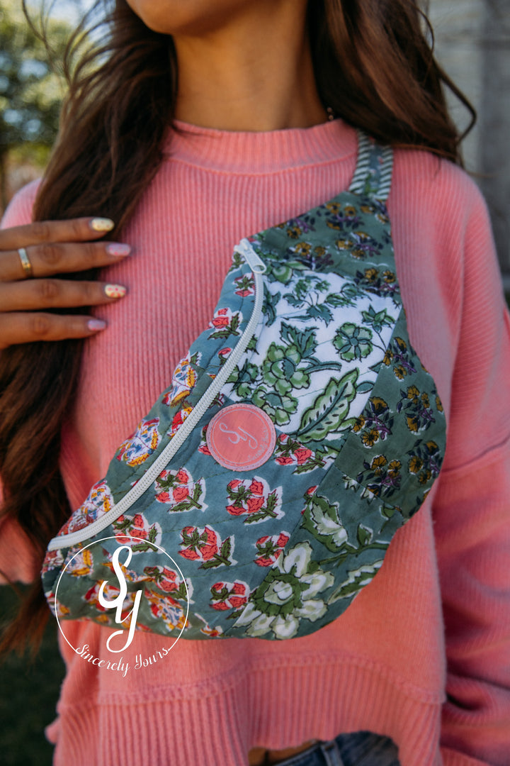 SY Label: Scottie Quilted Fanny Pack