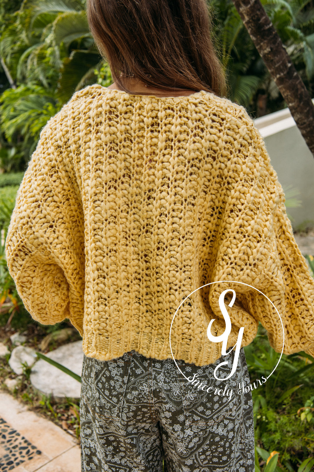 Sun Filled Moment Sweater - Mustard