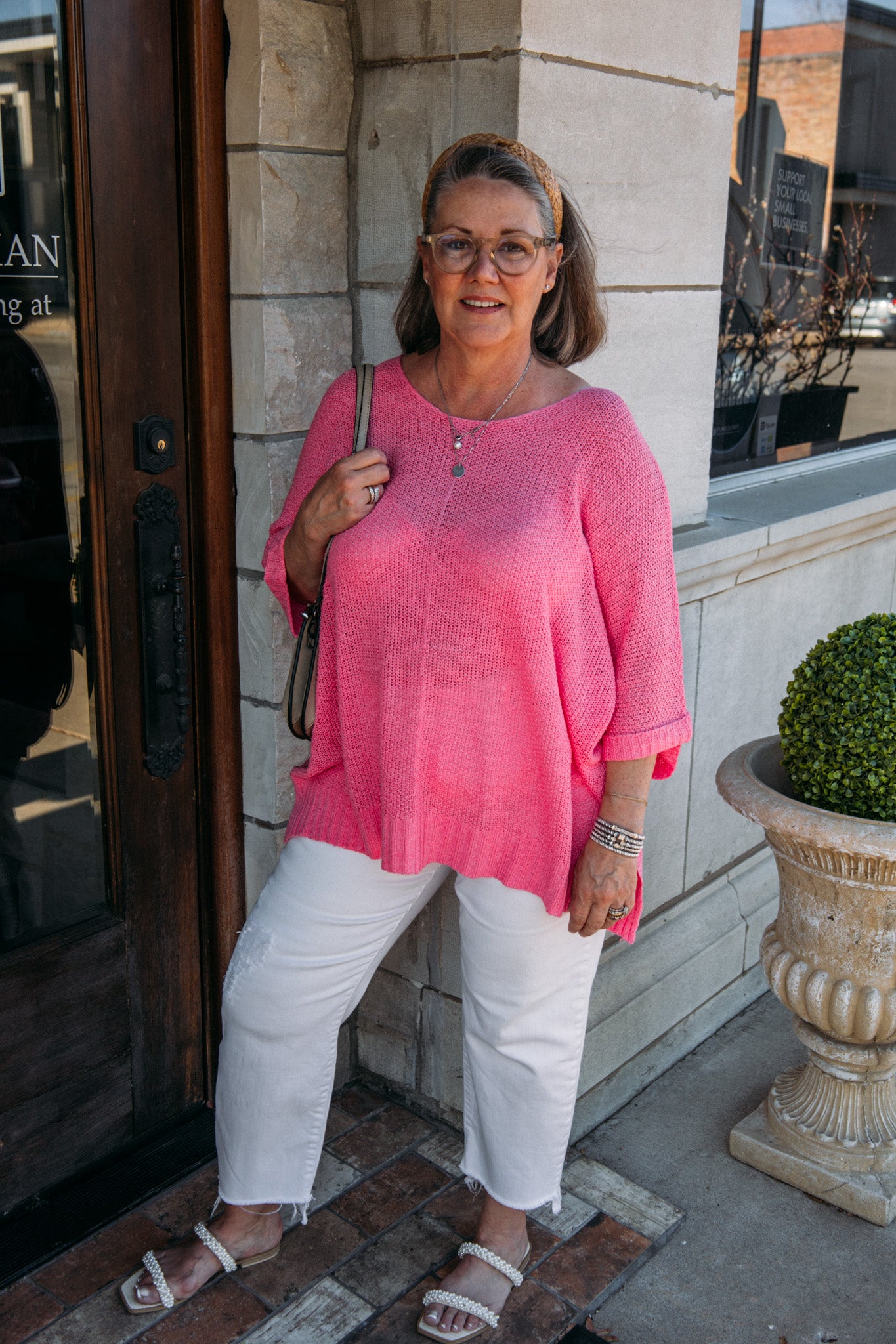 Bubblegum Sweater -Pink -Plus Size