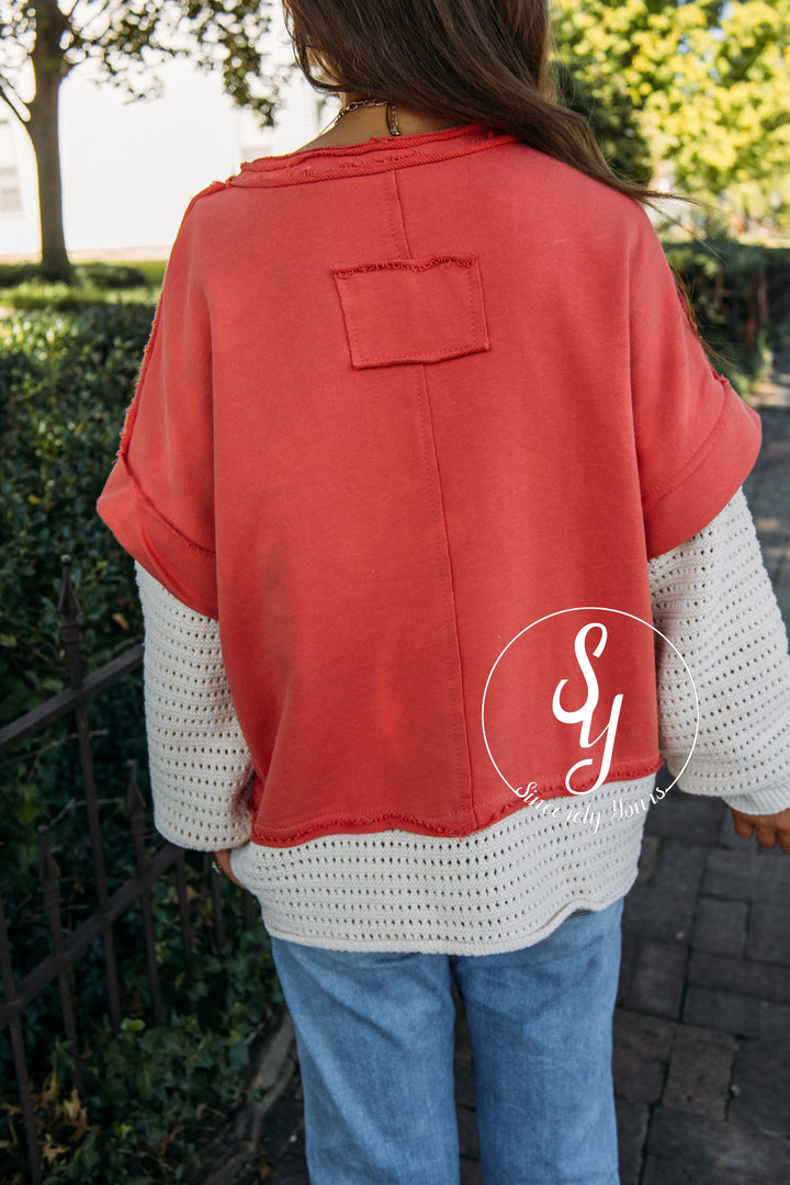 Harvest Smile Sweater- Blush