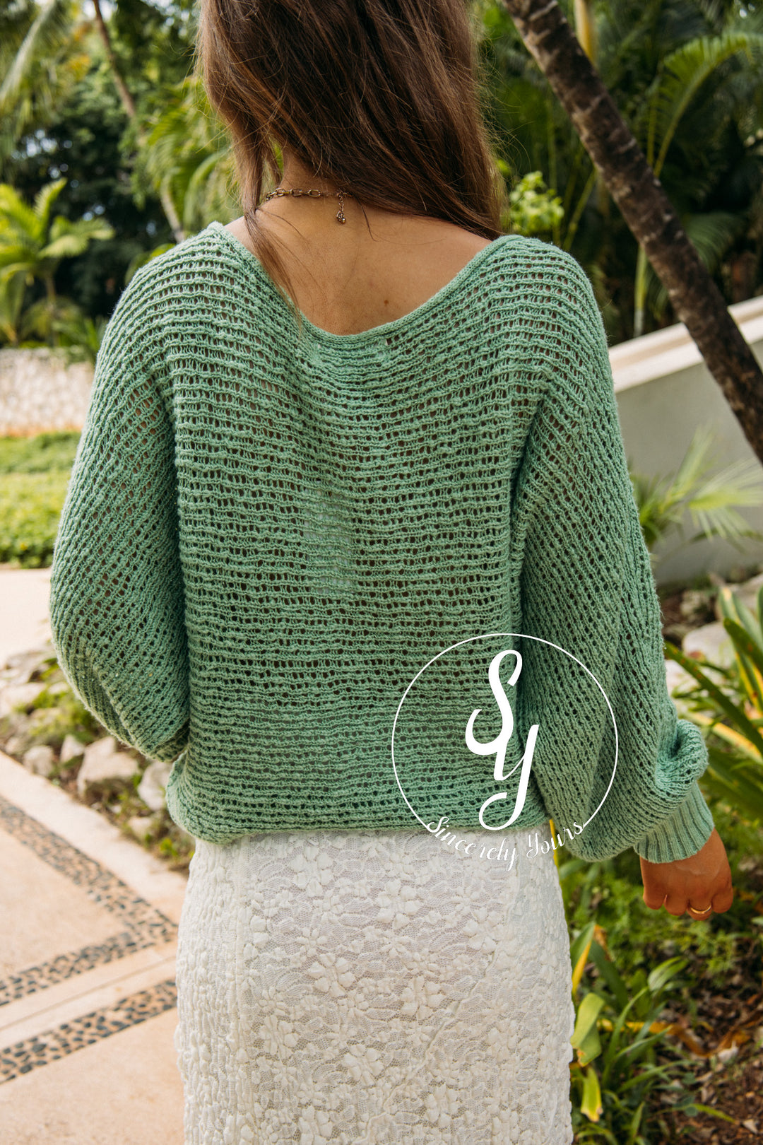 Growing New Top - Jade Green