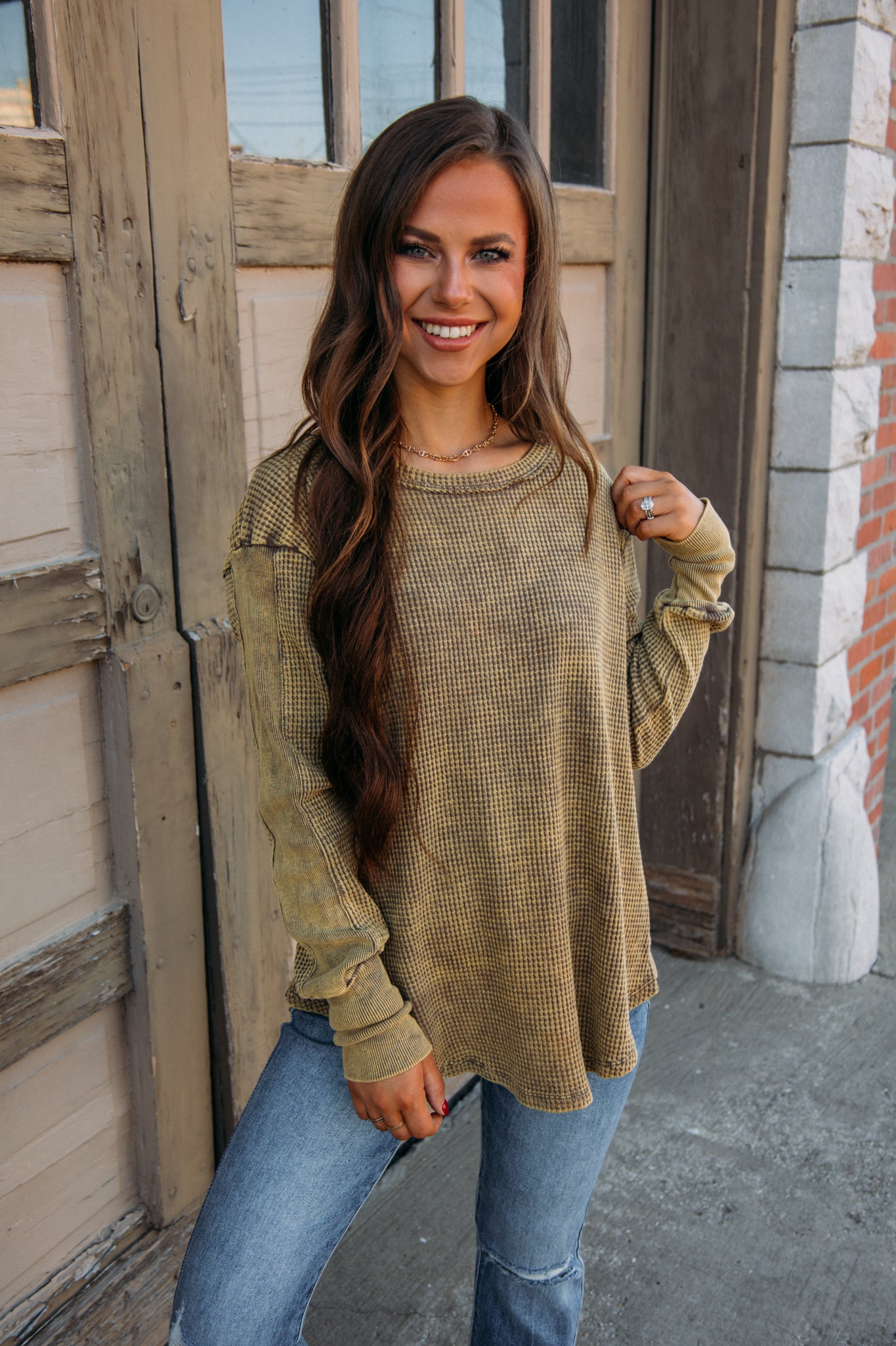 DOORBUSTER: Love Language Top - Mocha
