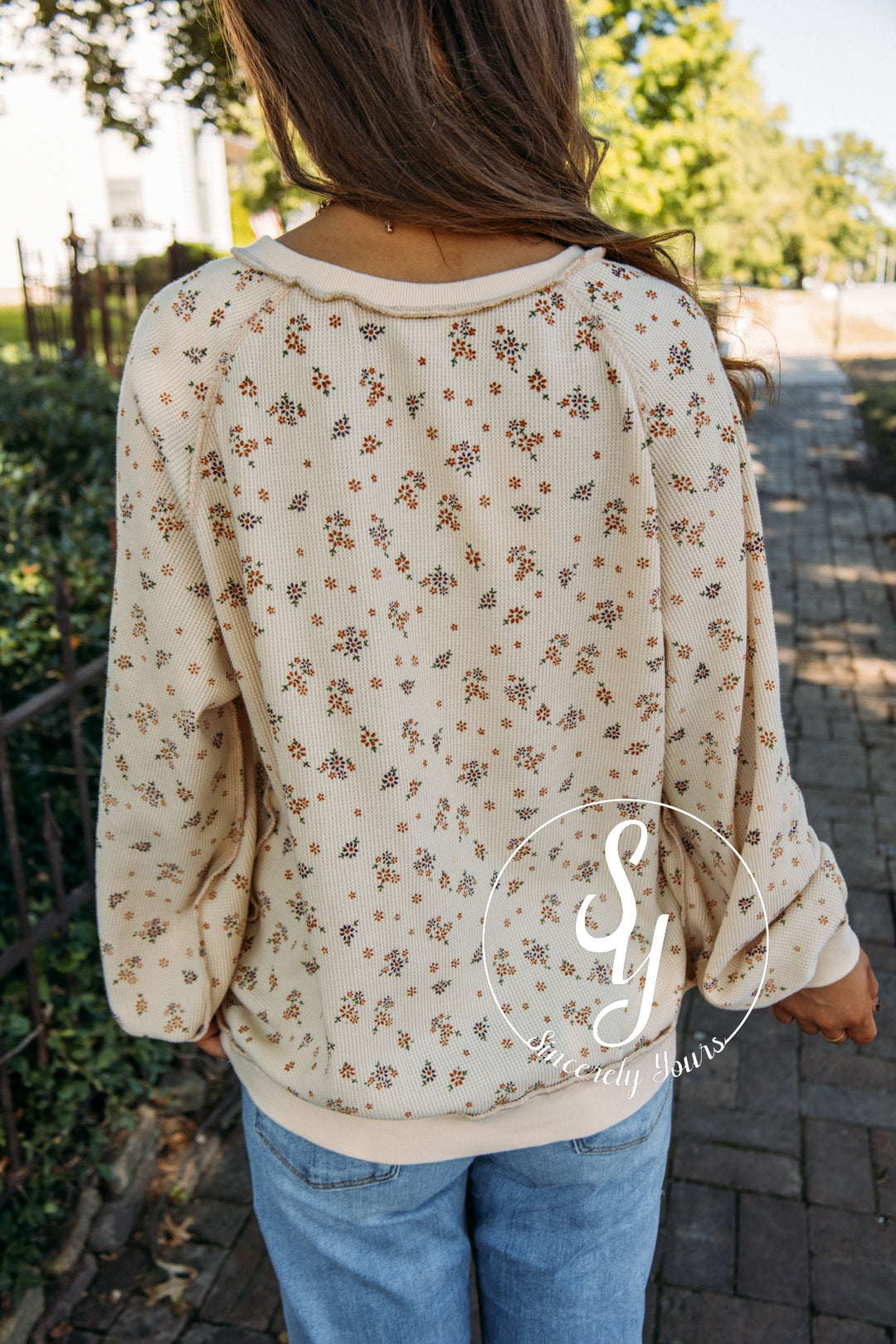 Posh Thermal Top-Oatmeal