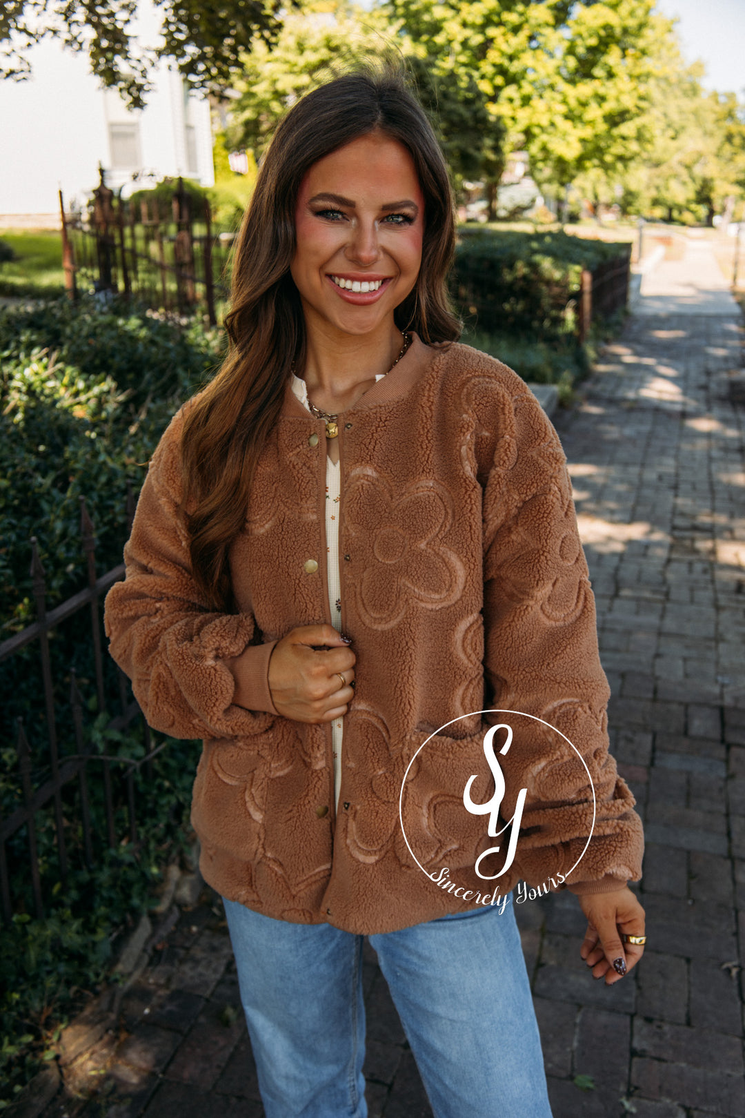 Keeping Warm Jacket- Camel