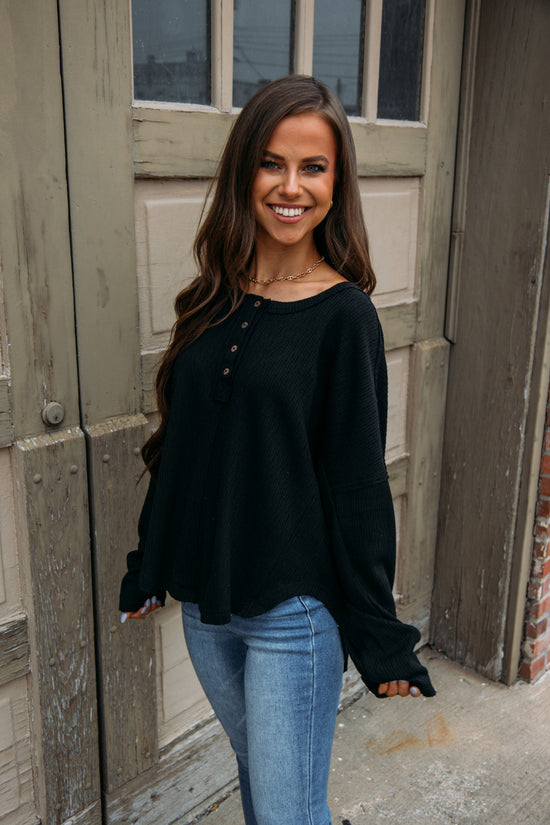 Sweet and Simple Top - Black