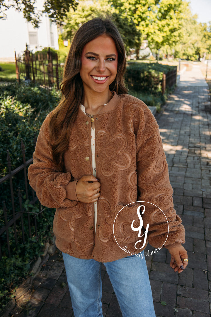 Keeping Warm Jacket- Camel