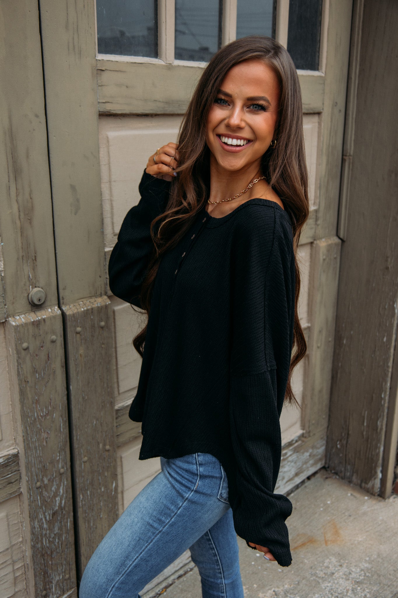 Sweet and Simple Top - Black