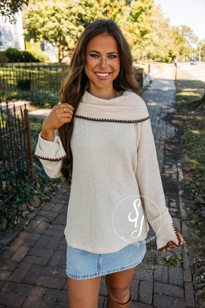 Soft Feelings Sweater - Oat