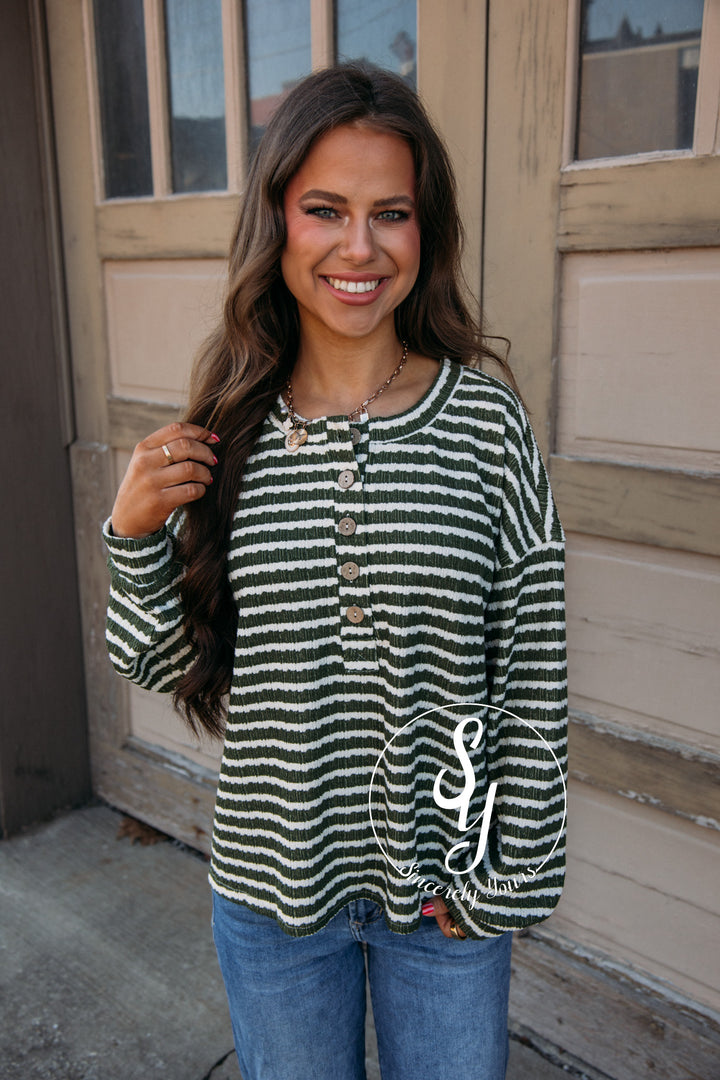 This Is It Top - Olive