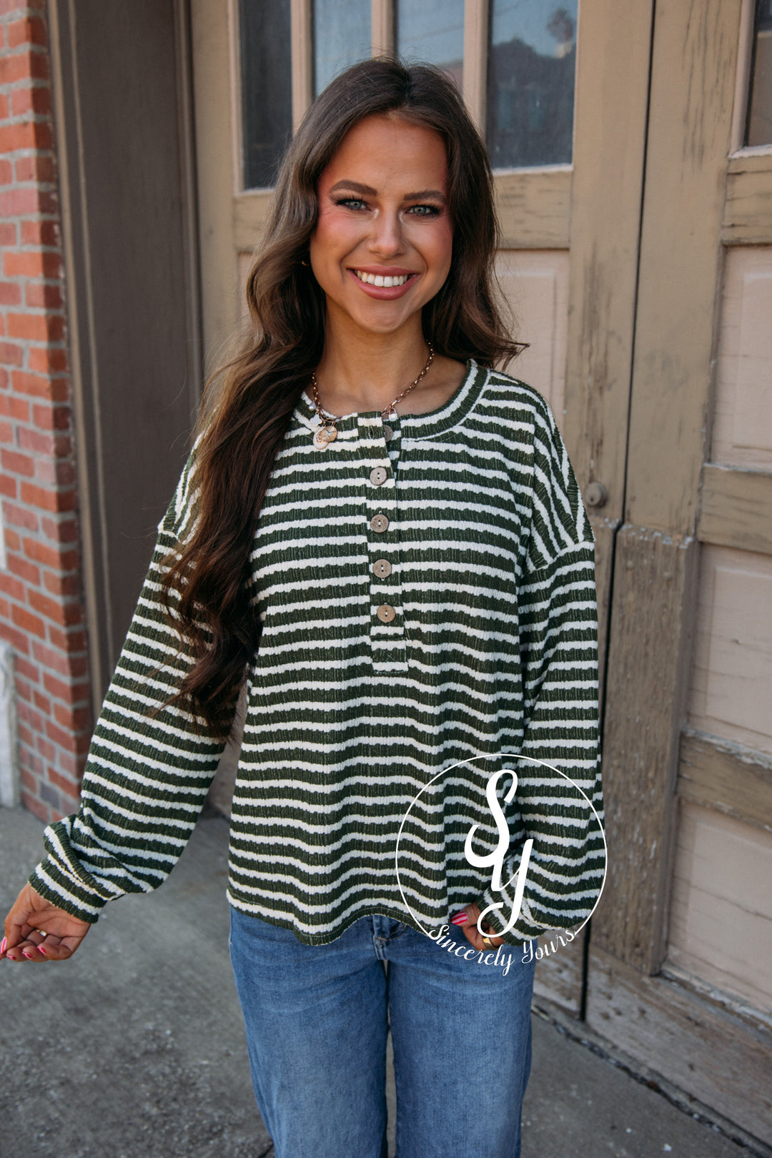 This Is It Top - Olive