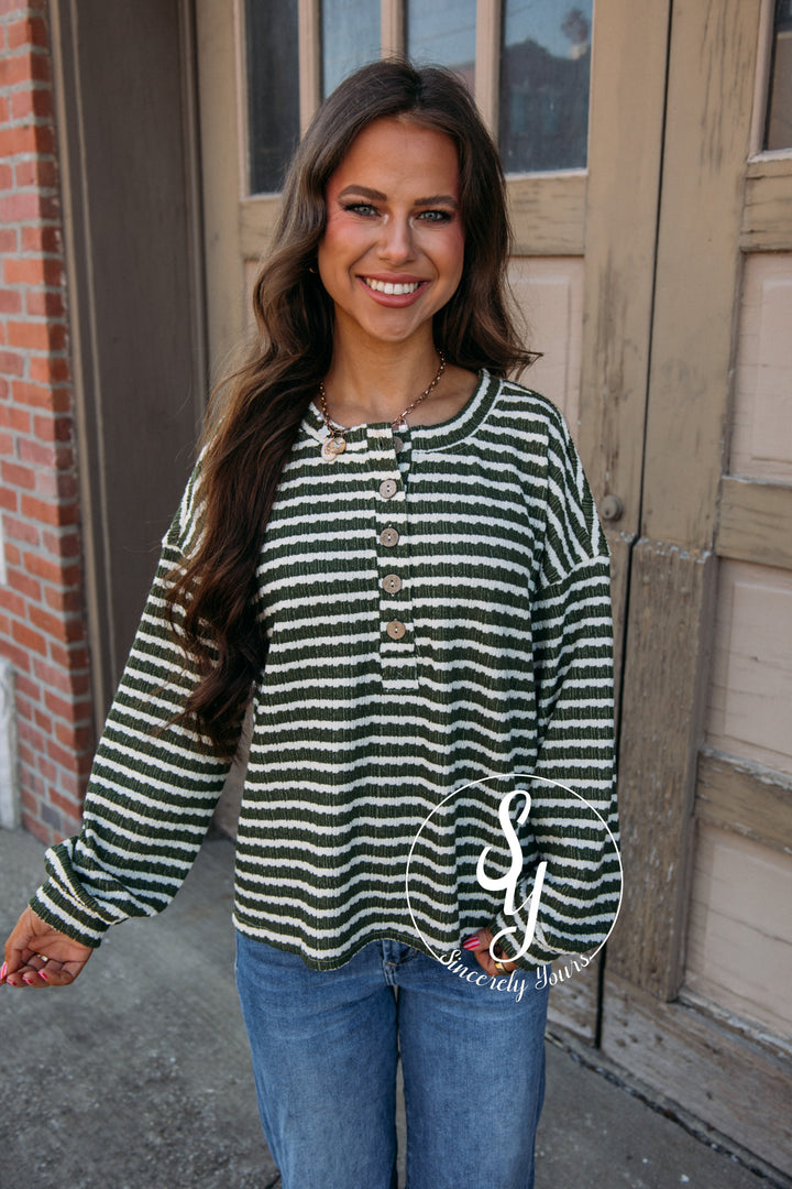 This Is It Top - Olive