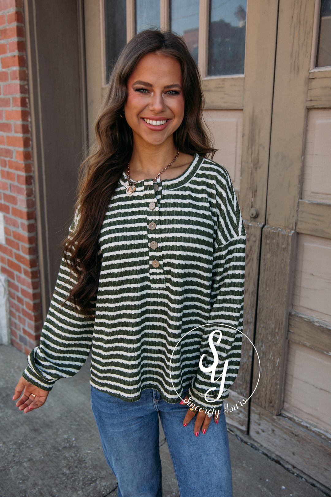 This Is It Top - Olive