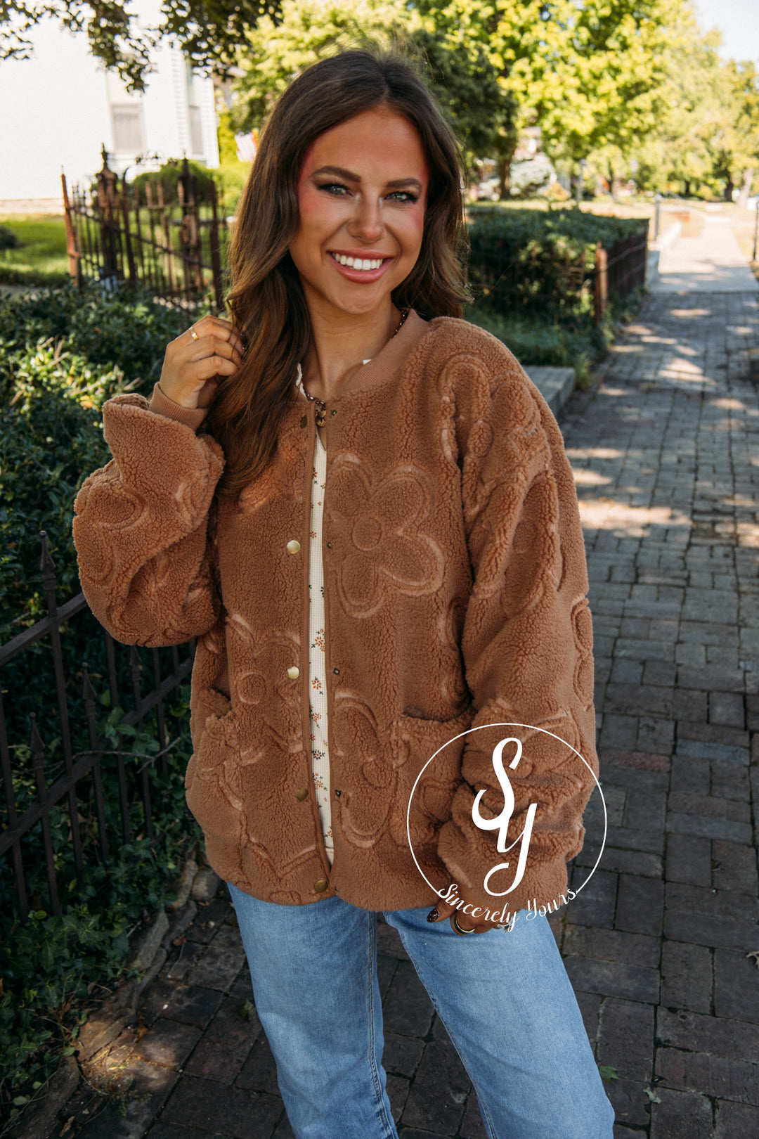 Keeping Warm Jacket- Camel