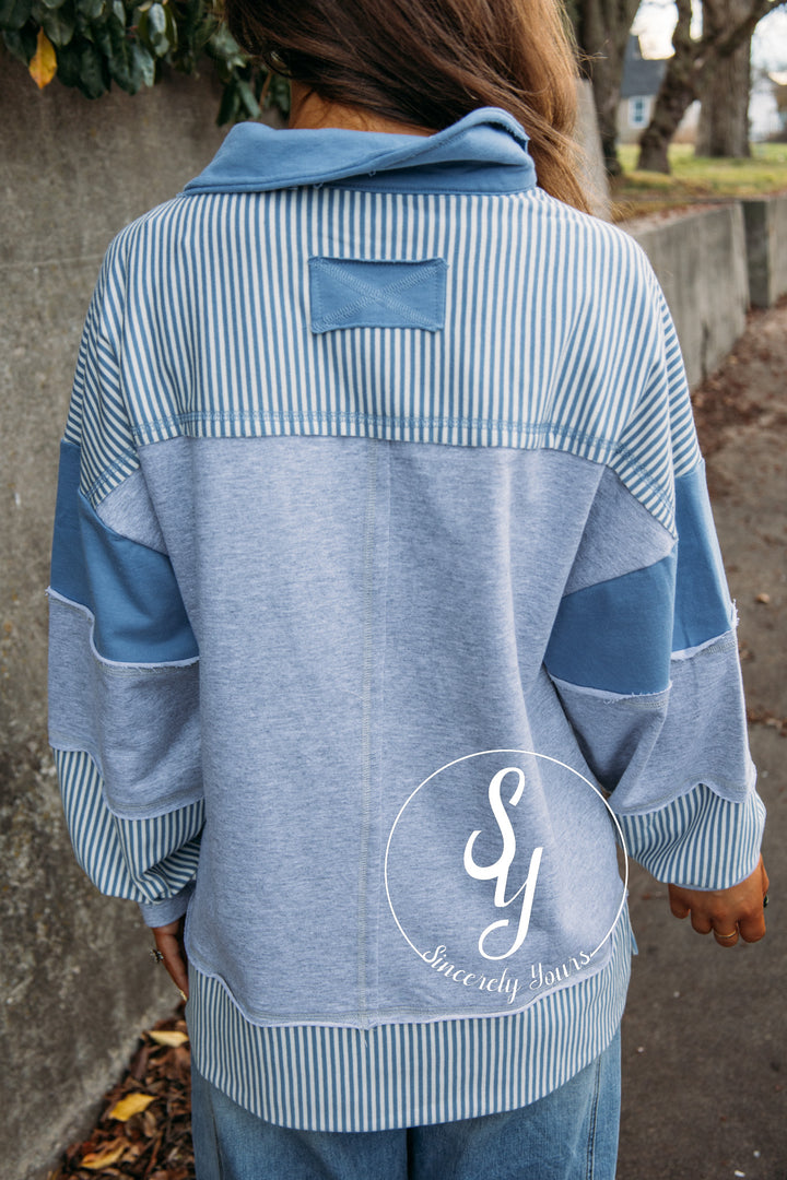 Cloudy Life Top - H. Gray