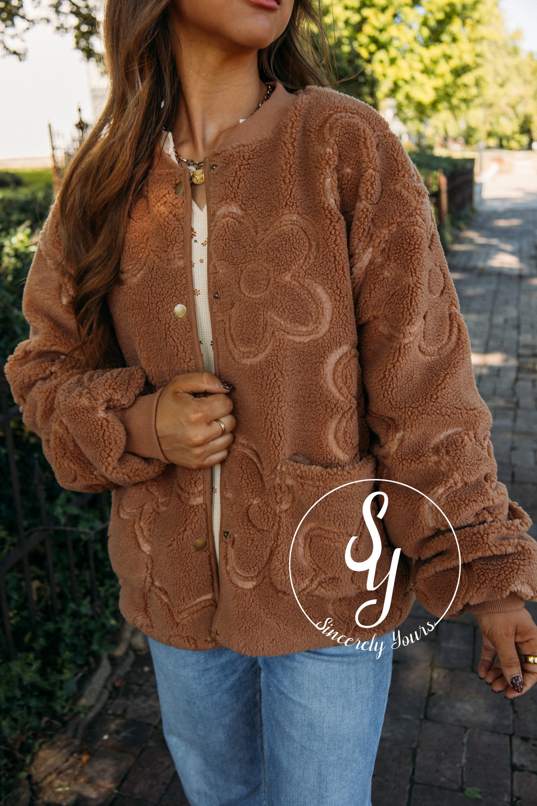 Keeping Warm Jacket- Camel