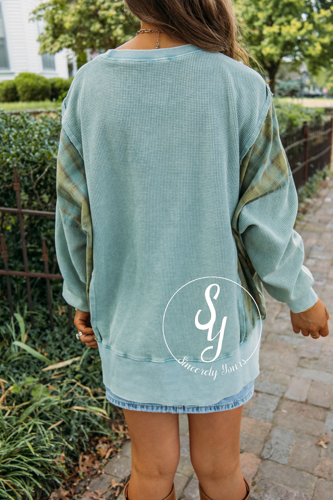 Chasing Dreams Top- Sea Blue