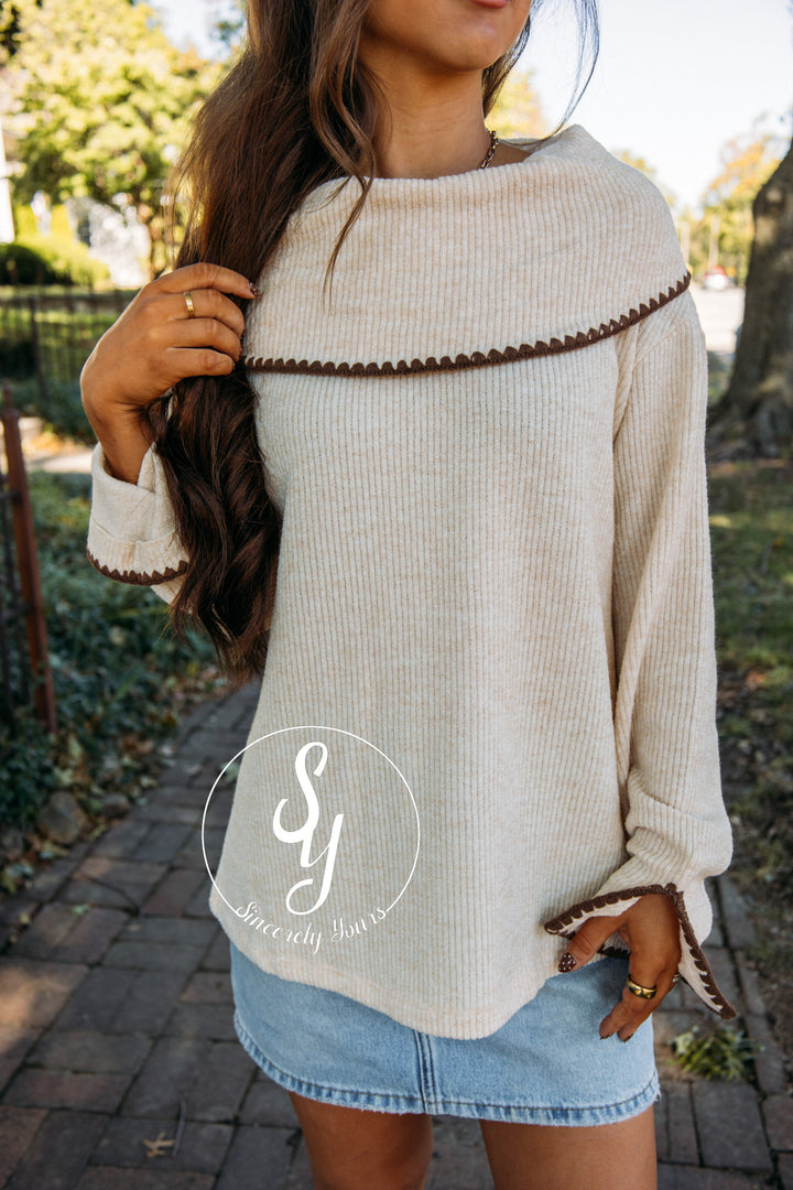 Soft Feelings Sweater - Oat
