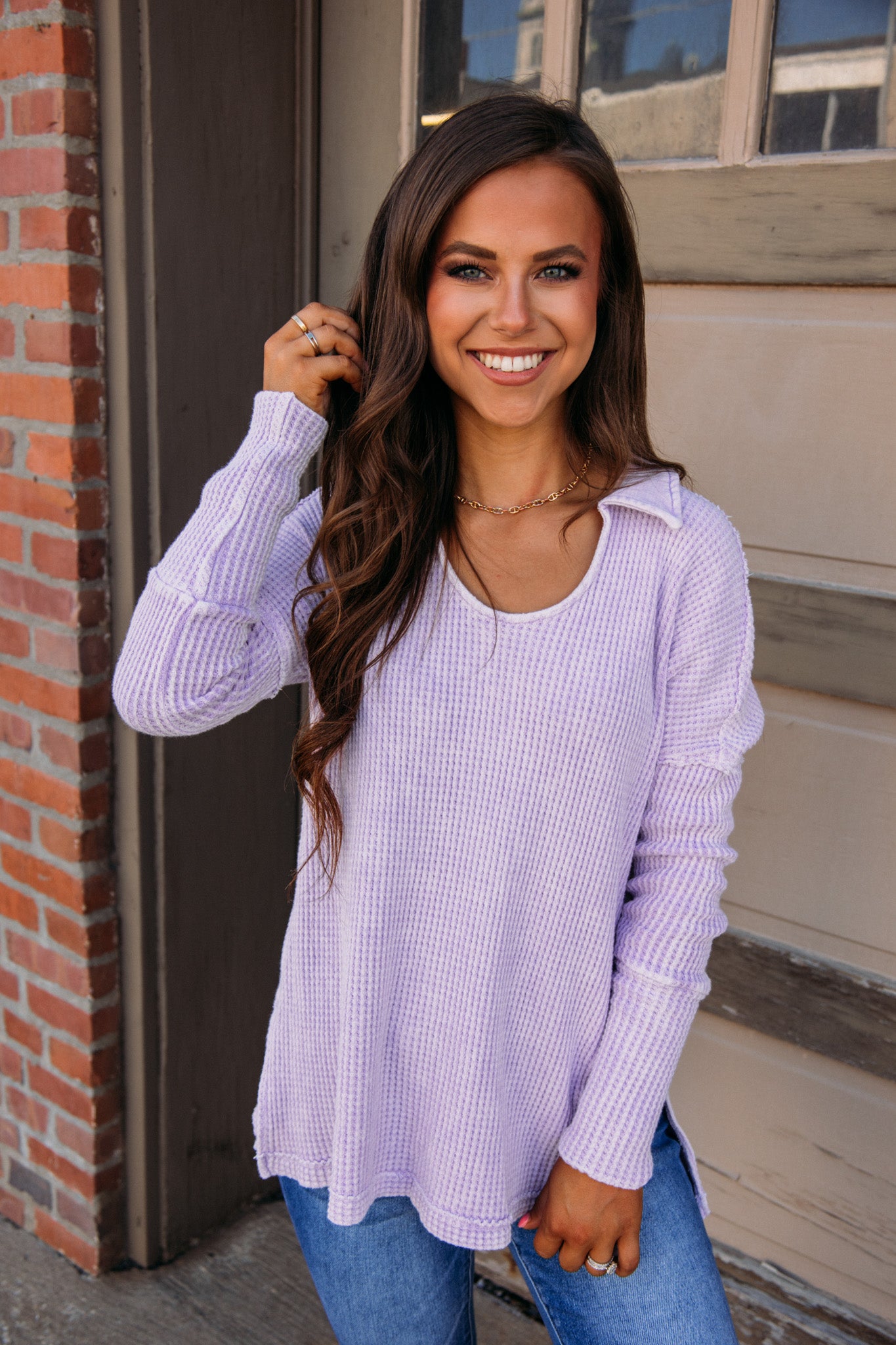 Mayberry Top - Lavender