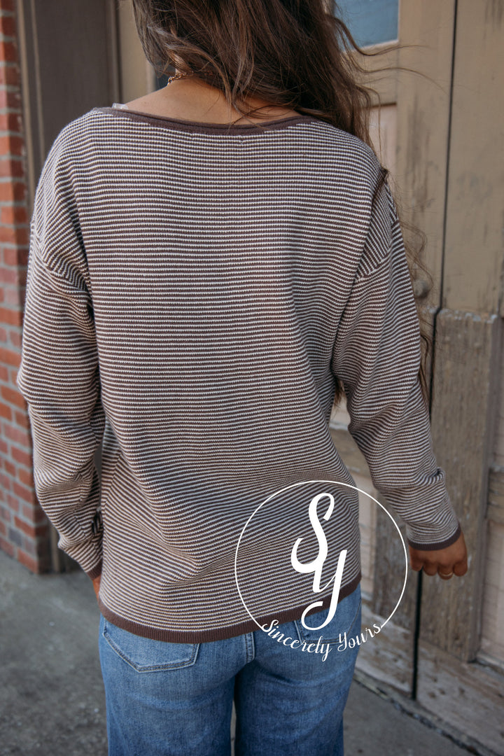 Cozy Love Feels Sweater - Mocha