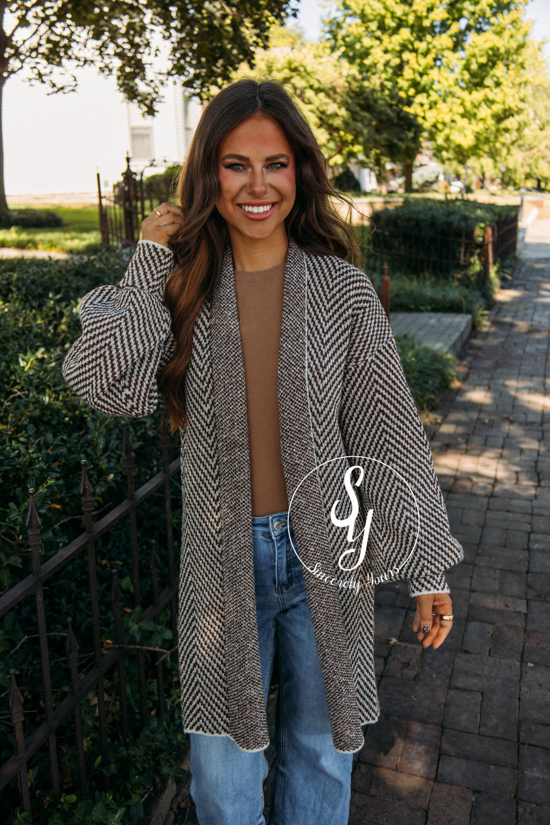 Fall Cozy Cardigan- Brown