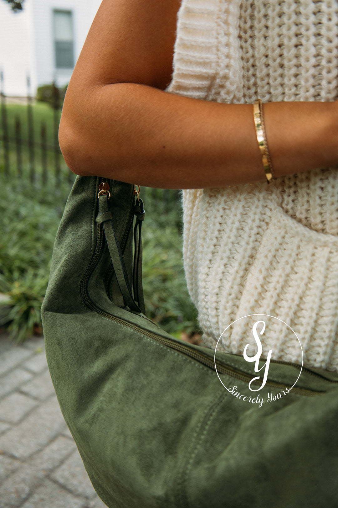 Ivy Handbag-Moss