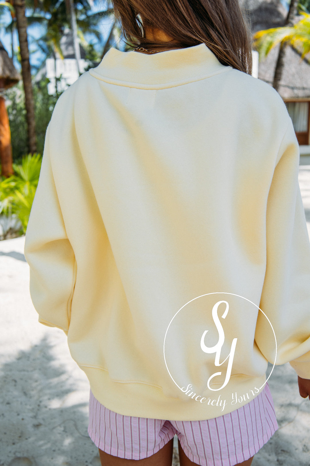 April Mock Neck - Butter