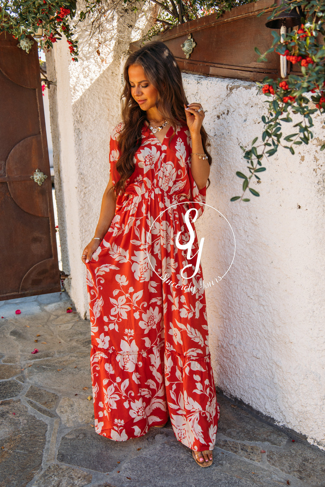 Harley Dress - Rust
