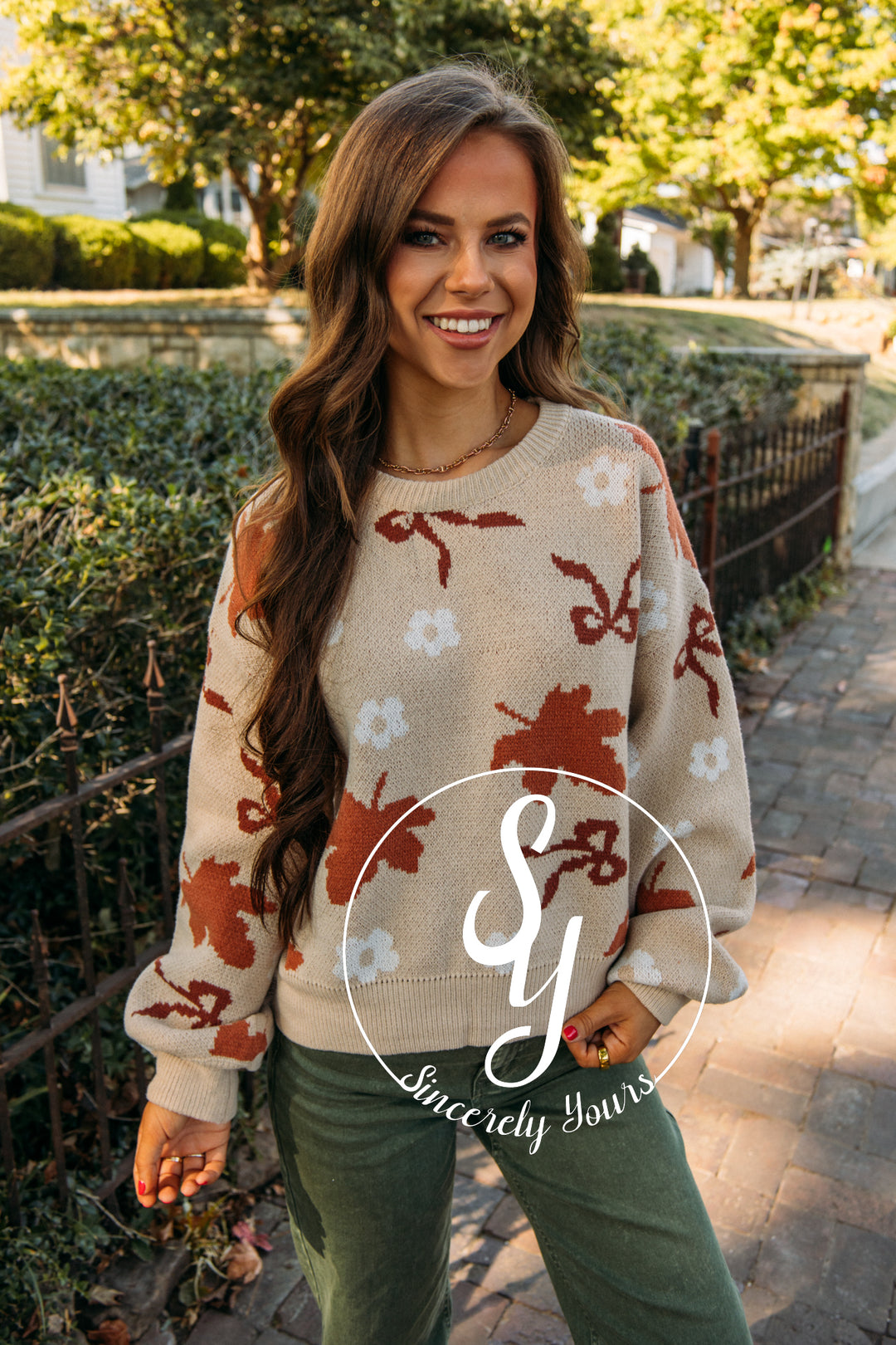 Hints of Fall Sweater - Beige