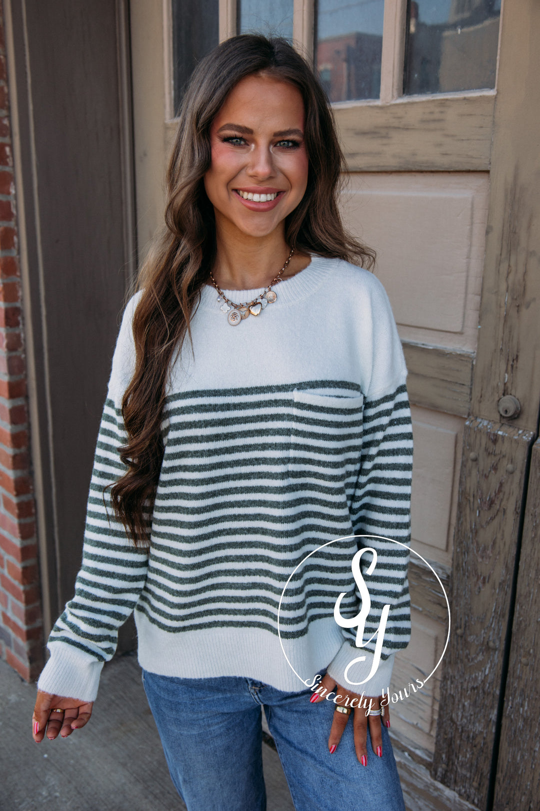 Sunday Chill Sweater - Sage