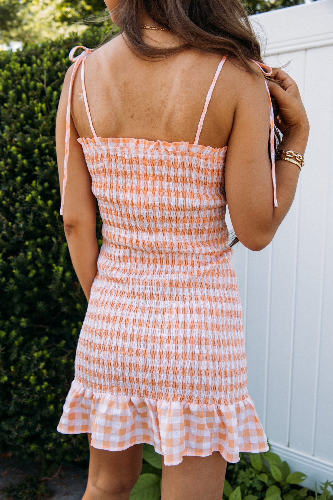 Load image into Gallery viewer, Picnic Party Dress- Orange
