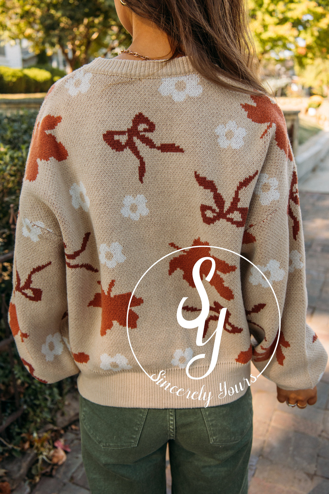 Hints of Fall Sweater - Beige