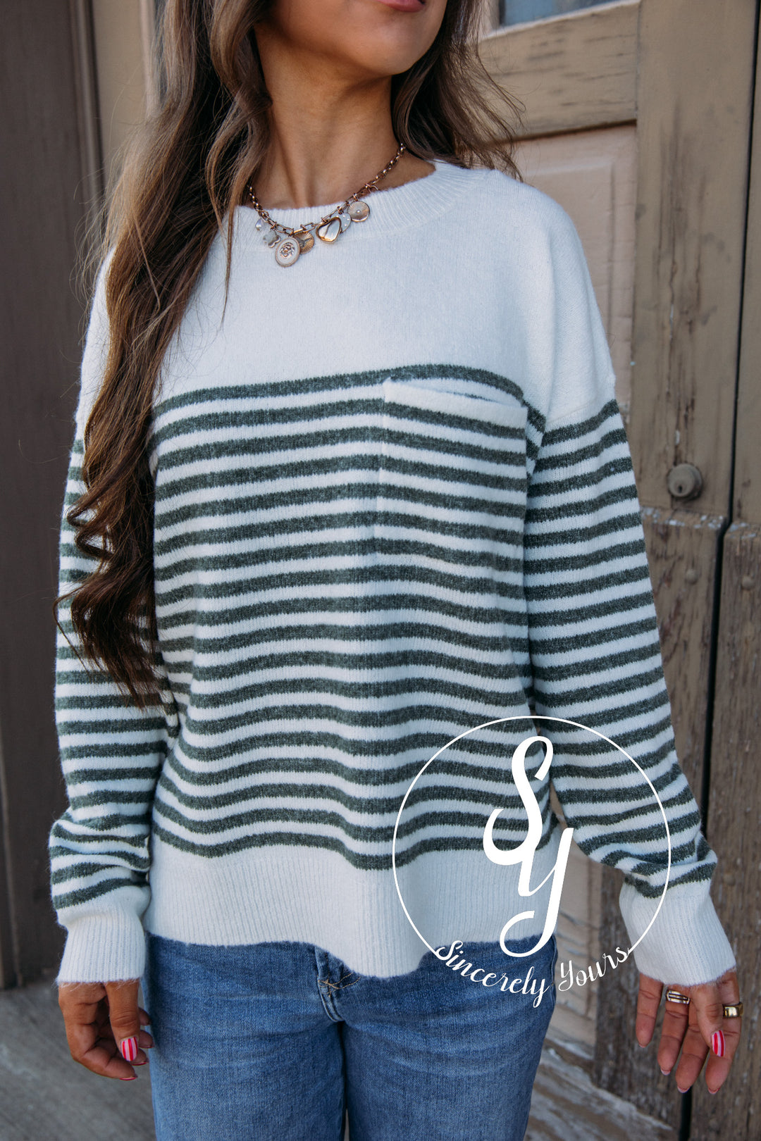 Sunday Chill Sweater - Sage