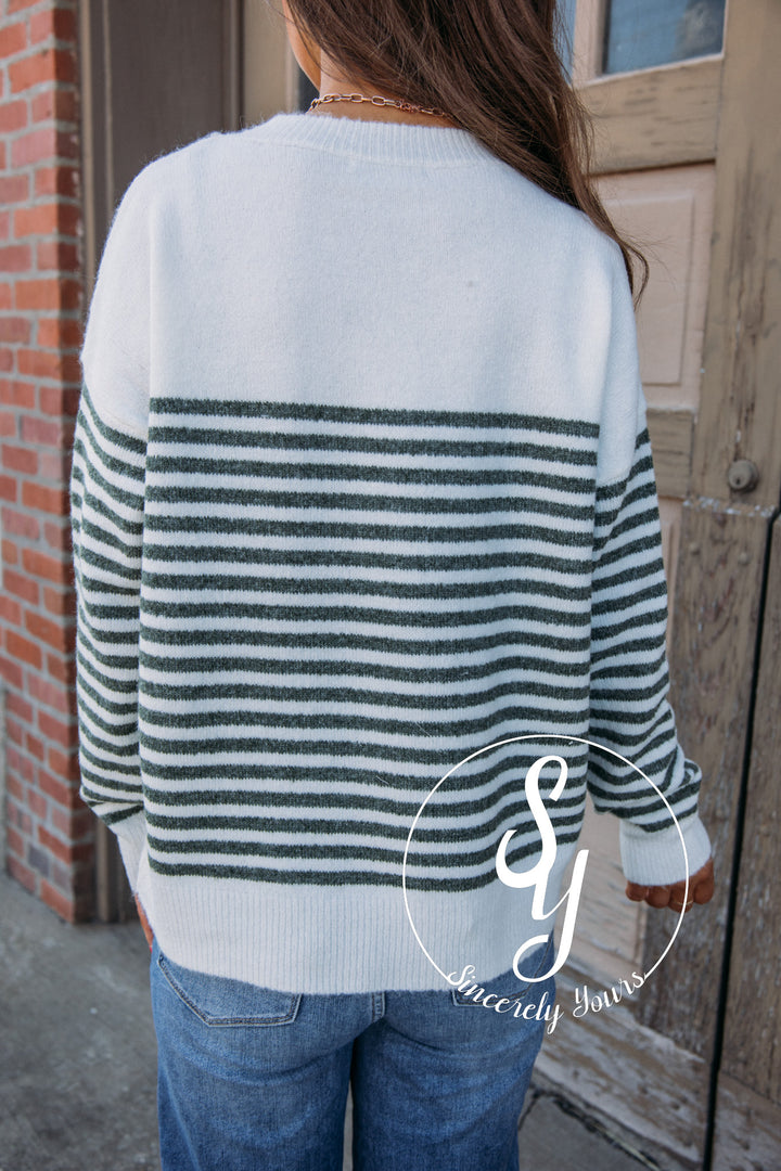 Sunday Chill Sweater - Sage