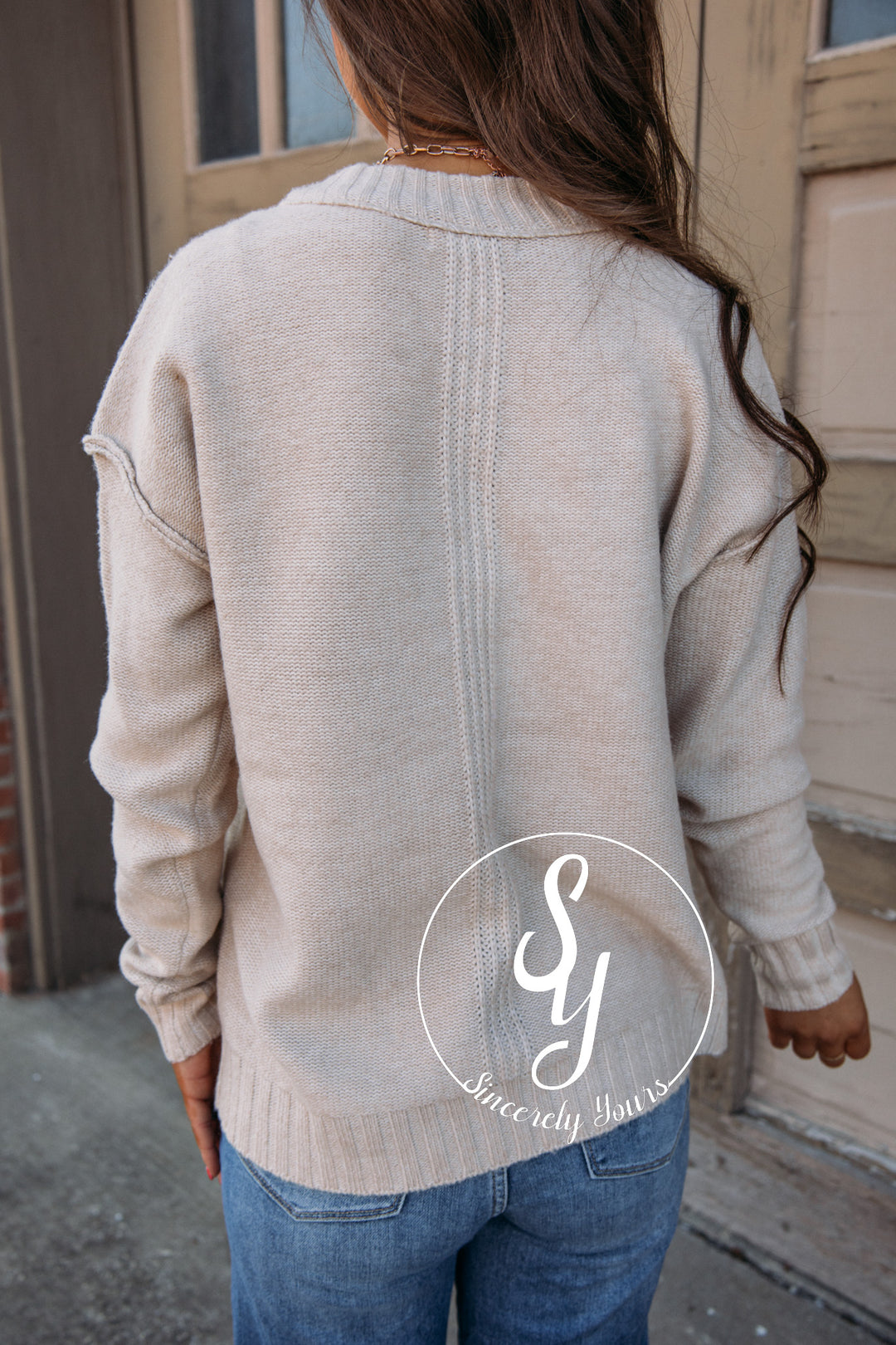 Simple Way To Go Sweater - Taupe