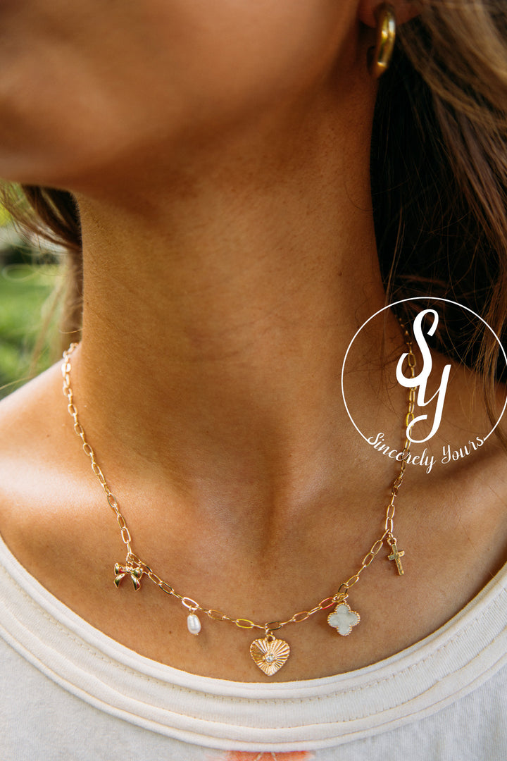 Sunburst Necklace- Gold